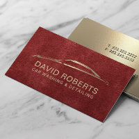 Auto im Detail Auto Reparatur Red & Gold