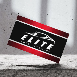 Auto im Detail Auto Wellness-Center Modernes Schwa Visitenkarte