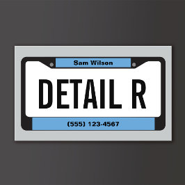 Auto im Detail Goldlizenzschild Visitenkarte