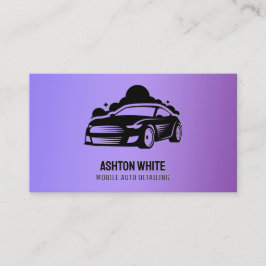 Auto im Detail Lila Visitenkarte