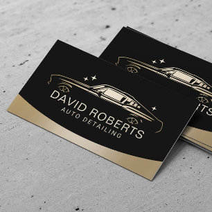 Auto im Detail Muskelwagen Wash Automotive Visitenkarte