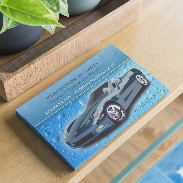 Auto im Detail Wassertropfen Flyer (Von Creator hochgeladen)