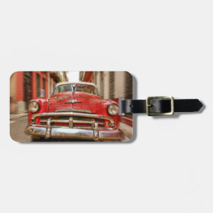 Auto in den Straßen von Havanna, kubanische Gepäck Gepäckanhänger