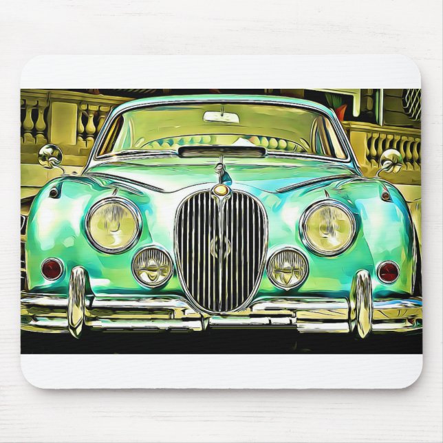 auto-jaguar-xk-automotive-oldtimer-163750-2-q mousepad (Vorne)