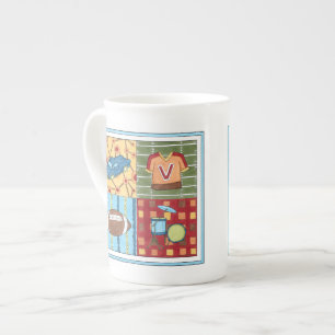 Auto, Jersey, Fußball und Trommel-Ausrüstung Prozellantasse