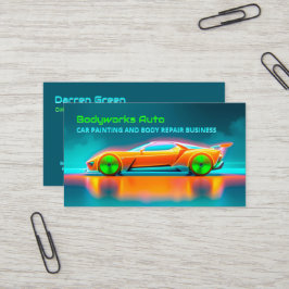 Auto Karosserie-Reparatur Visitenkarte