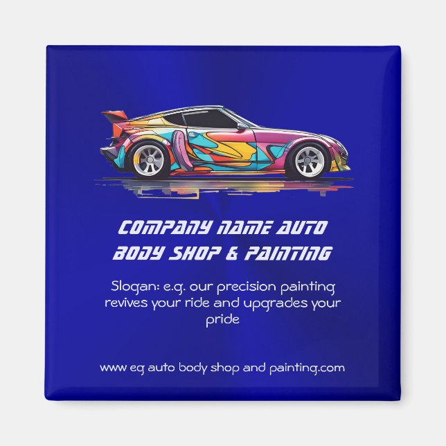 Auto-Karosserie und Präzisionslackierung Magnet (Vorne)