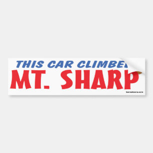 Auto klettern Mt Sharp Autoaufkleber