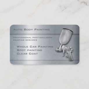 Auto-Körper, der   beruflich malt Visitenkarte