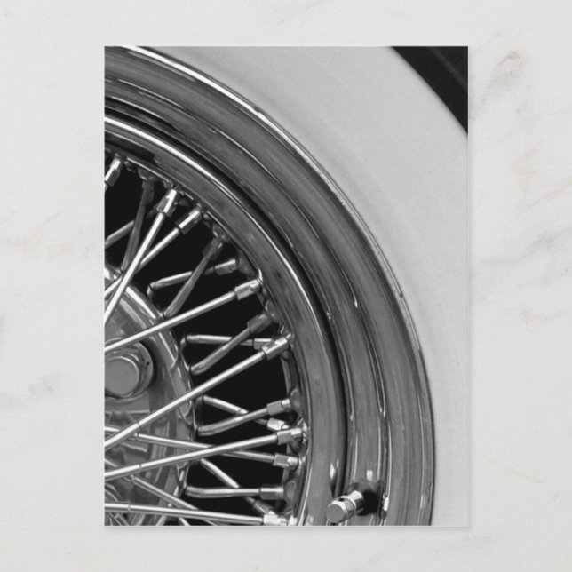 Auto Krass Postkarte (Vorderseite)