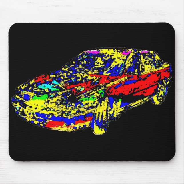 Auto-Kunst Mousepad (Vorne)