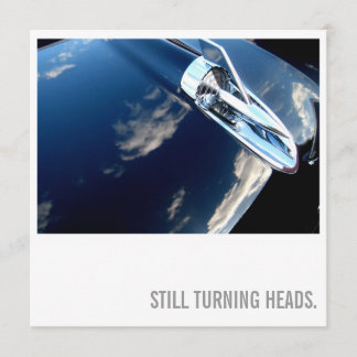 Auto-Liebhaber-50. Geburtstag - drehenköpfe Einladung