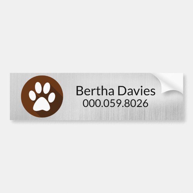 Auto LKW Business Sign,Grooming Dog&Cats Magnet Autoaufkleber (Vorne)