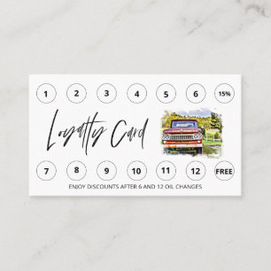 *~* Auto Lube Car Wash - LOGO Rewards Danke QR Treuekarte