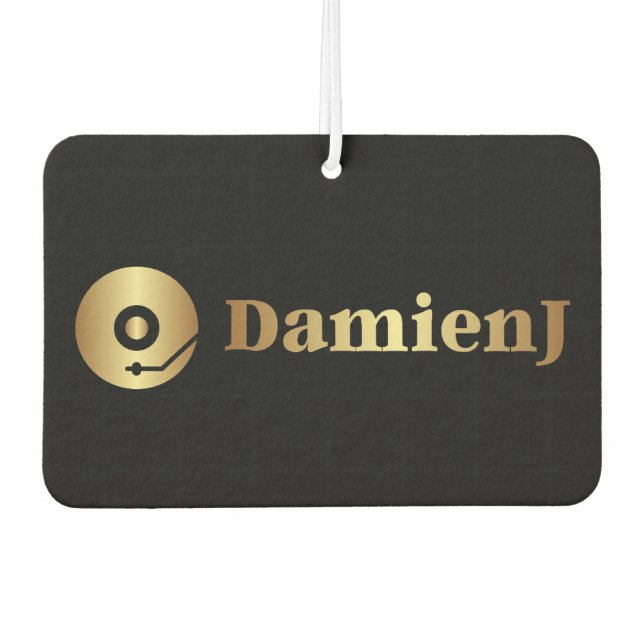 Auto-Lufterfrischer mit meinem Lieblingsmusikprodu Autolufterfrischer (Vorderseite)