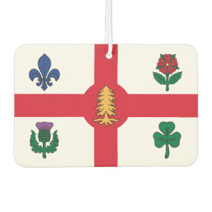 Auto-Luftverbesserer mit Flagge von Montreal, Kana Autolufterfrischer