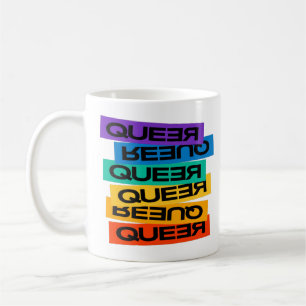 Auto Magnet. LGBT+Stolz. Que. Kaffeetasse