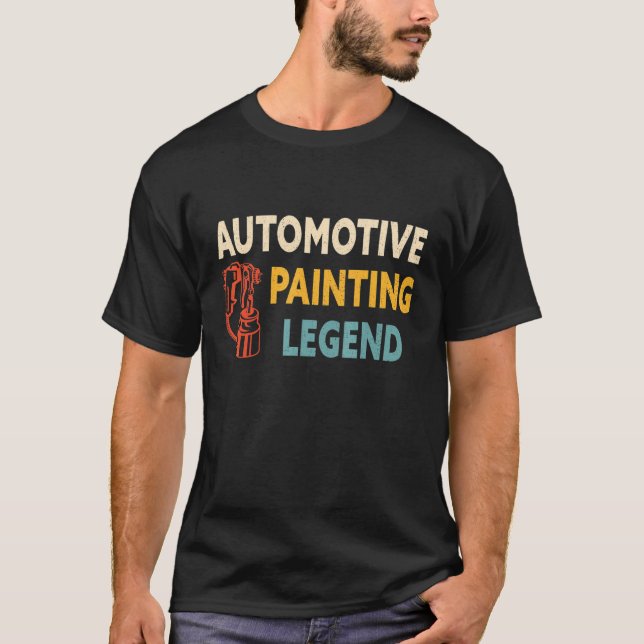 Auto-Maler mit Legende T-Shirt (Vorderseite)