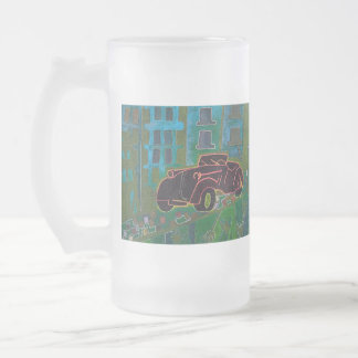 Auto Mattglas Bierglas