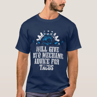 Auto Mechanic Advice Foracos Car Mechanic Auto M f T-Shirt