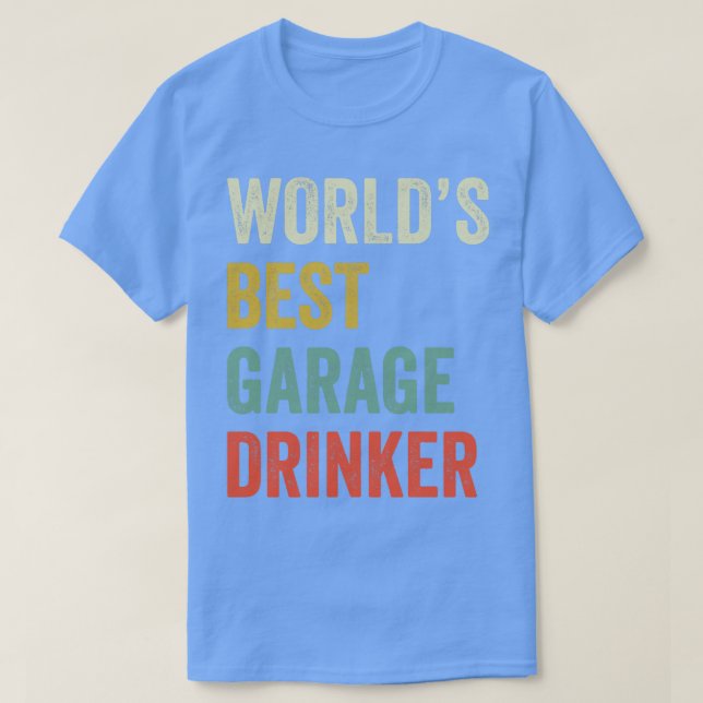 Auto Mechanic Funny Garage Drinker Fixing s Mechan T-Shirt (Design vorne)