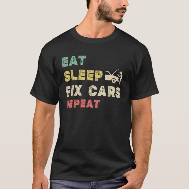 Auto mechanic work graduation service car mechanic T-Shirt (Vorderseite)