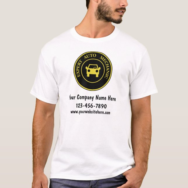 Auto-Mechaniker-T-Shirts T-Shirt (Vorderseite)