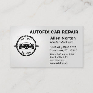 Auto Mechanische Autoreparaturteile Service Visitenkarte