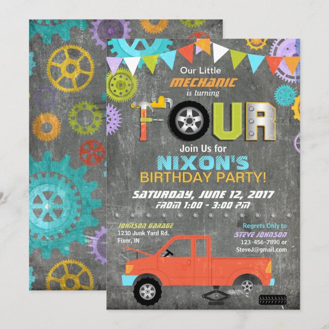 Auto Mechanische Getriebe Werkzeuge Halbpension Ge Einladung (Vorne/Hinten)