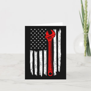 Auto Mechanische Unabhängigkeit Tag Patriotic Tech Karte