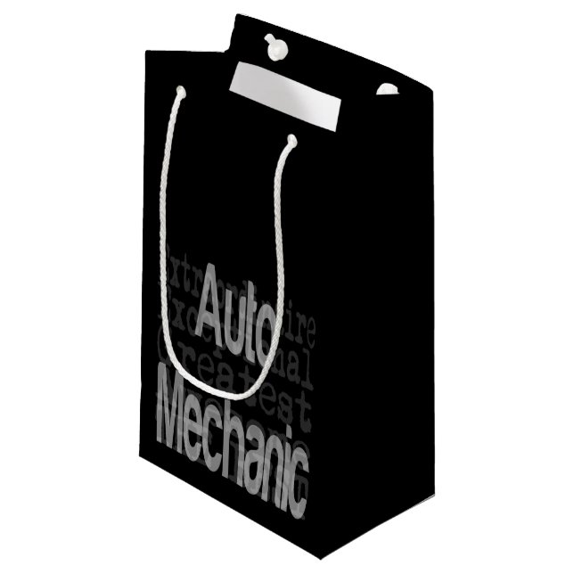 Auto Mechanischer Extraordinär Kleine Geschenktasc Kleine Geschenktüte (Vorderseite Schrägansicht)