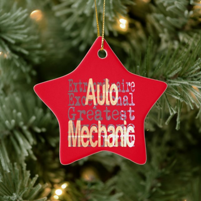 Auto Mechanischer Sonderbeauftragter Keramik Ornament (Baum)