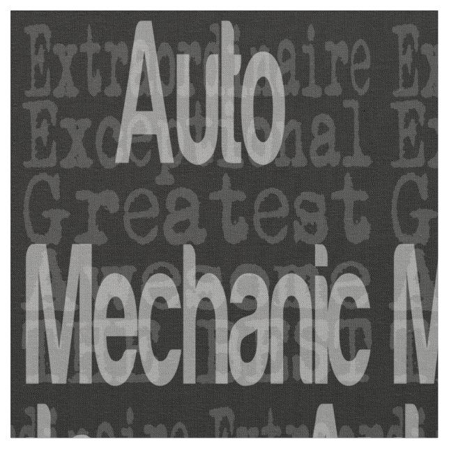 Auto Mechanischer Sonderbeauftragter Stoff (Nahaufnahme)