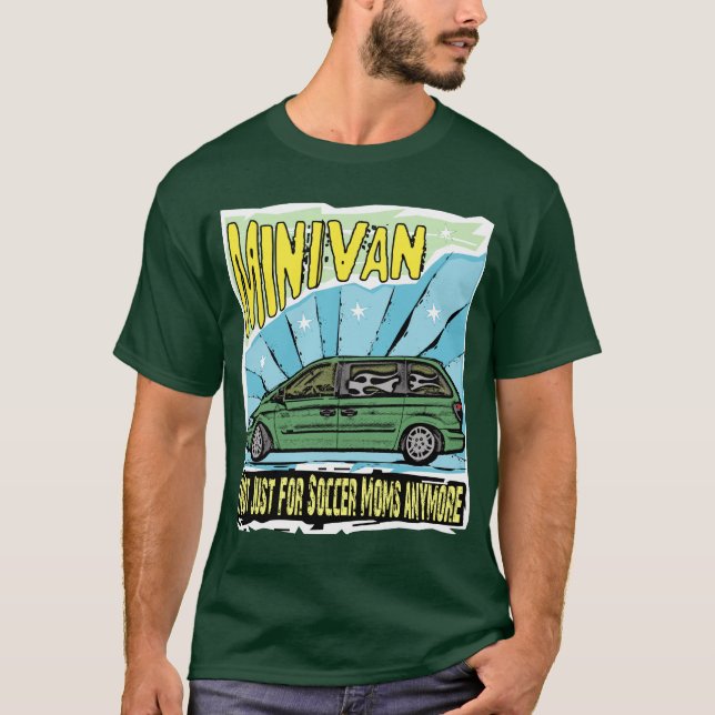 Auto: Minivan nicht gerade für Fußball-Mamas T-Shirt (Vorderseite)