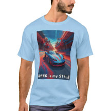 Auto mit roten und blauen Effekten