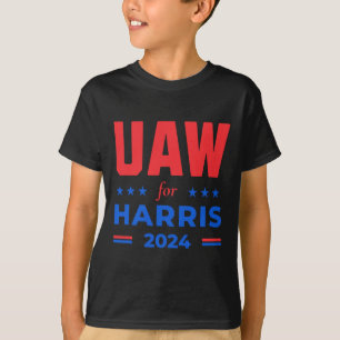 Auto-Mitarbeiter für Harris 2024 Uaw Red Strike Ka T-Shirt