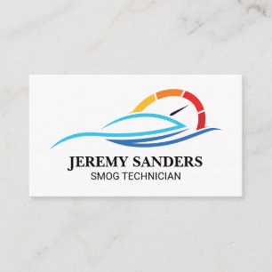 Auto Modern Logo Auto Service Reparatur Visitenkarte