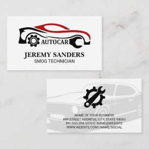 Auto Modern Logo Automobilindustrie Visitenkarte