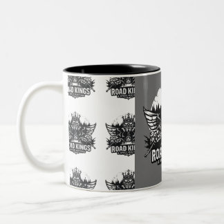 Auto- & Motorrad-Abenteuer-Tasse  Zweifarbige Tasse