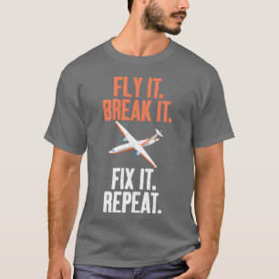 Auto Motorrad Flugzeug Modellbauer Mechaniker für T-Shirt