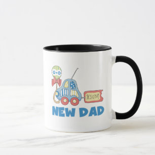 Auto-neuer Vater ist es ein Jungen-T - Shirts und Tasse