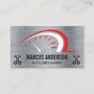 Auto Odometer Gage   Wrenches Visitenkarte