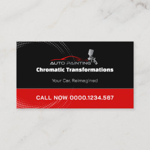 Auto Paint Workshop   Beruflich Visitenkarte