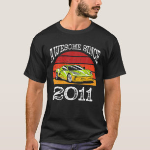 Auto Phantastisch seit 2011 11. Geburtstag 11 Jahr T-Shirt