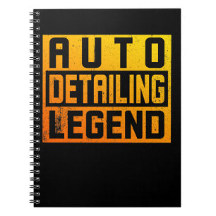 Auto Polisher und Auto Detection Legend Notizblock