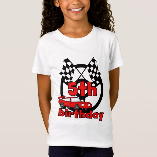 Auto Racing 5. Geburtstag Tshirts und Geschenke (Vorderseite)