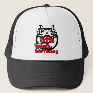 Auto Racing 5. Geburtstag Tshirts und Geschenke Truckerkappe
