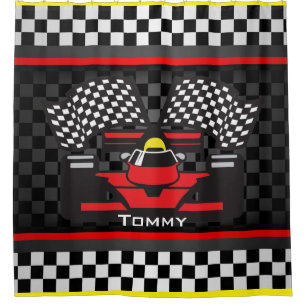 Auto Racing Design Duschvorhang