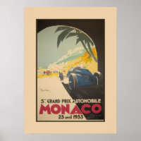 Auto Racing Grand Prix Monaco 1933