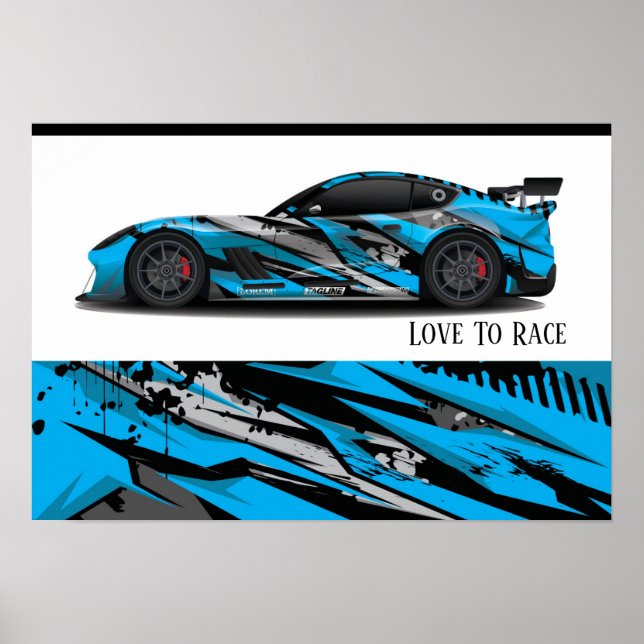 Auto Racing Poster (Vorne)